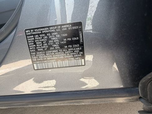 Used 2024 Volkswagen Atlas SEL AWD/4WD image 9