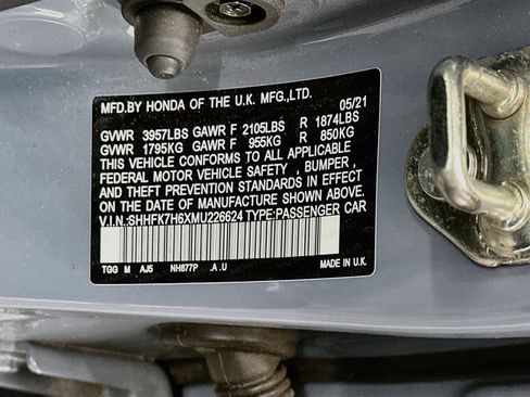 Used 2021 Honda Civic EX image 12