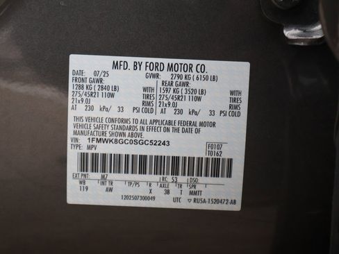 Used 2025 Ford Explorer ST w/ Sun And Sound Package image 45