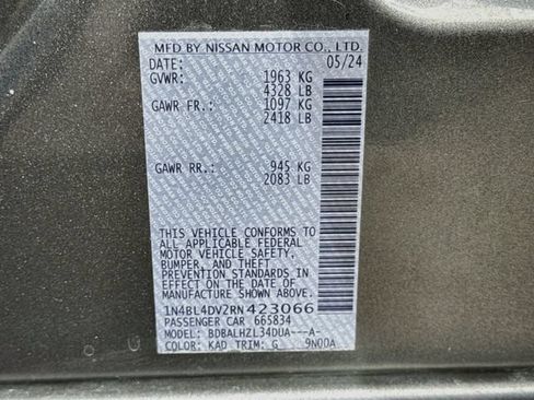 Used 2024 Nissan Altima 2.5 SV FWD image 29