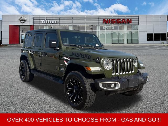 Used 2021 Jeep Wrangler Unlimited Sahara w/ Cold Weather Group AWD/4WD image 1