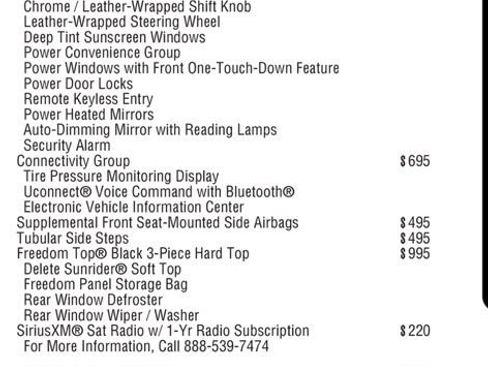 Used 2017 Jeep Wrangler Unlimited Sport w/ Quick Order Package 23S AWD/4WD image 4