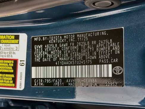 Used 2026 Toyota Camry LE w/ Convenience Package FWD image 26