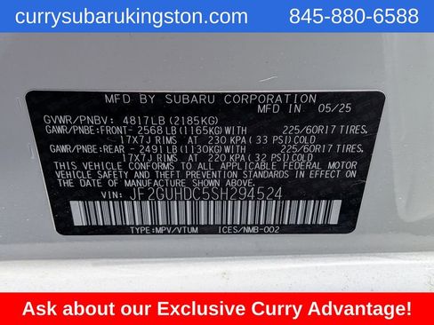 Used 2025 Subaru Crosstrek 2.0i Premium image 13