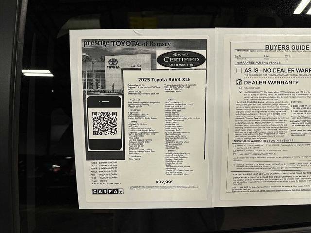 Certified 2025 Toyota RAV4 XLE AWD/4WD image 13