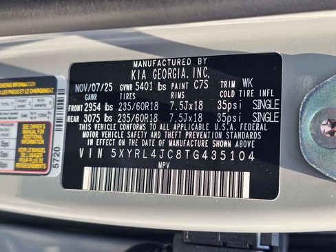 Certified 2026 Kia Sorento S w/ S Panoramic Sunroof Package FWD image 15
