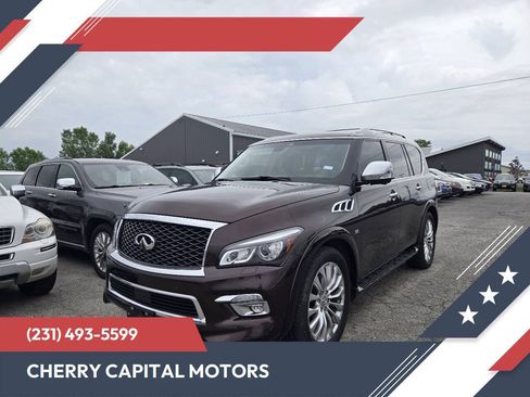 Used 2017 INFINITI QX80 4WD w/ Deluxe Technology Package image 1