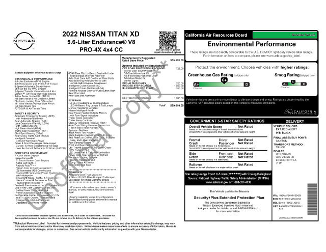 Used 2022 Nissan Titan PRO-4X AWD/4WD image 7