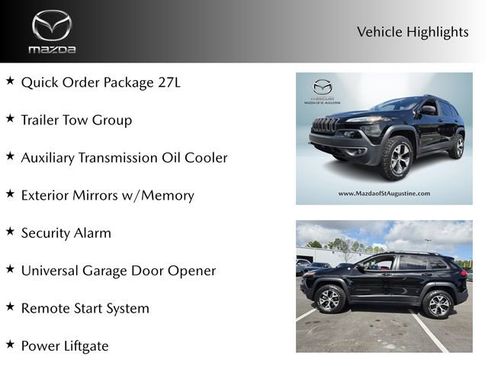 Used 2018 Jeep Cherokee Trailhawk w/ Quick Order Package 27L image 4