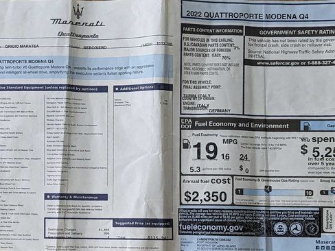Used 2022 Maserati Quattroporte Modena Q4 image 32