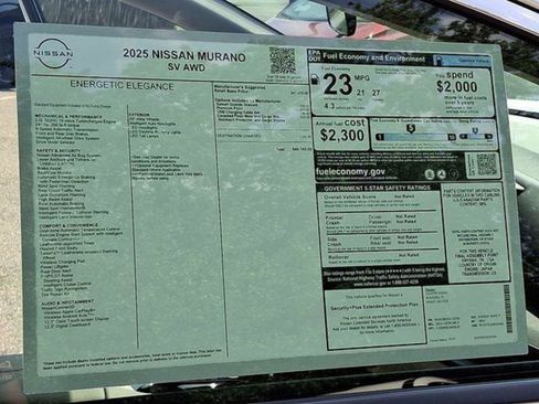 New 2025 Nissan Murano SV image 18