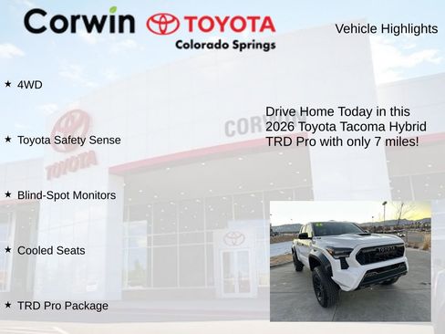 Used 2026 Toyota Tacoma TRD Pro image 7