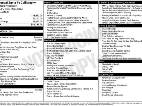 Certified 2025 Hyundai Santa Fe Calligraphy AWD/4WD image 23