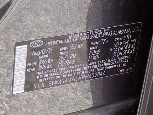 Used 2023 Hyundai Santa Fe Limited image 33