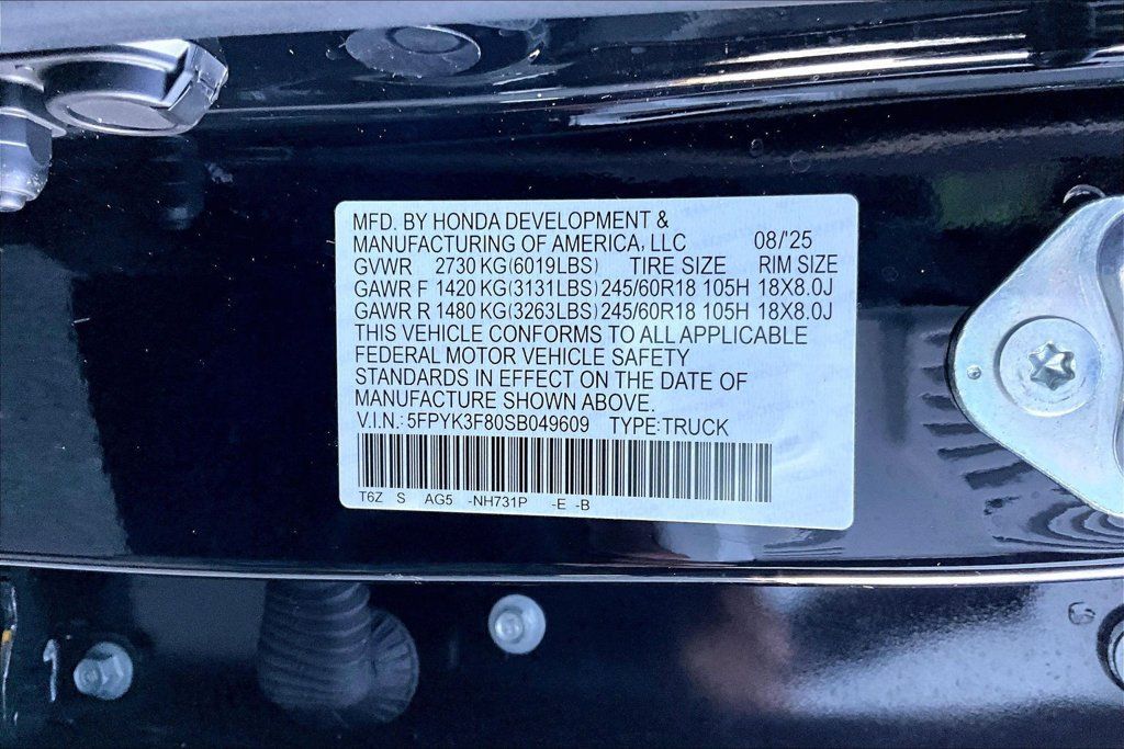 Used 2025 Honda Ridgeline Black Edition image 14