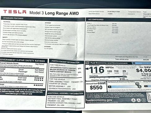 Used 2018 Tesla Model 3 Performance AWD/4WD image 38