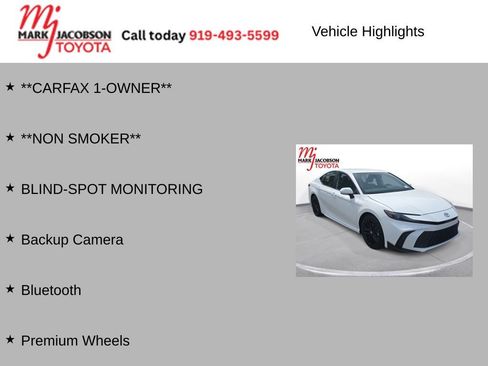 Used 2025 Toyota Camry SE FWD image 6
