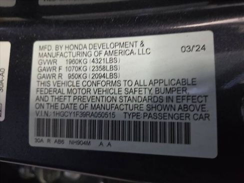 Used 2024 Honda Accord EX image 22