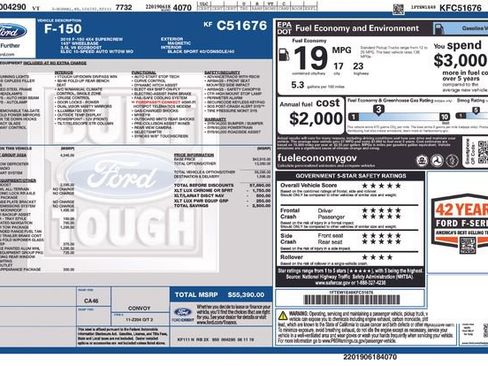Used 2019 Ford F150 XLT w/ Equipment Group 302A Luxury AWD/4WD image 5