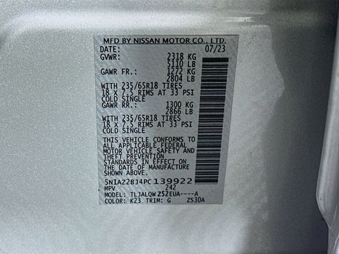 Used 2023 Nissan Murano SV image 12