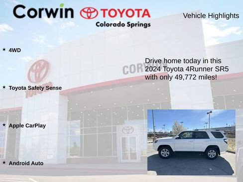 Used 2024 Toyota 4Runner SR5 AWD/4WD image 6