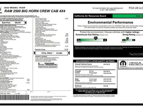 Used 2022 RAM 2500 Big Horn w/ Level B Equipment Group AWD/4WD image 5