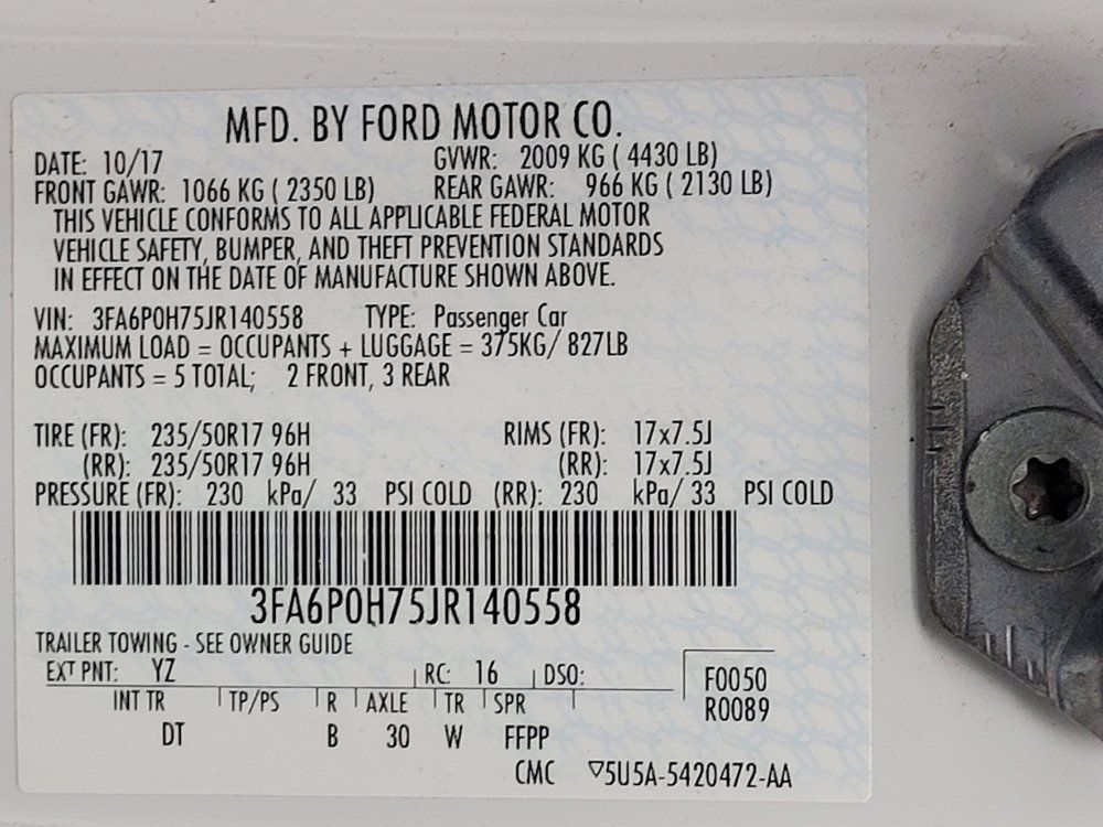 Used 2018 Ford Fusion SE FWD image 33