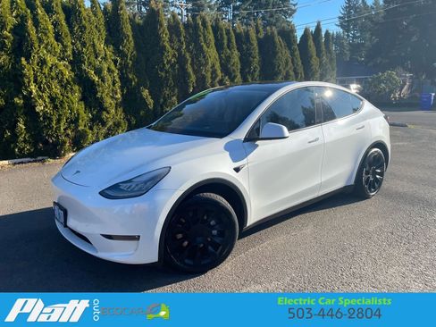 Used 2021 Tesla Model Y Standard Range Sport Utility 4 image 2