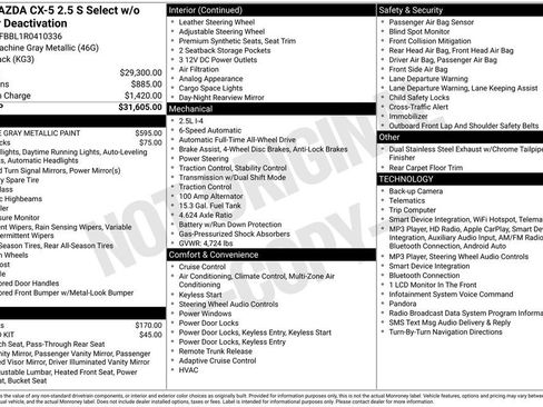 Used 2024 MAZDA CX-5 AWD 2.5 S w/ Select Package image 11