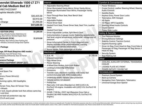 Used 2017 Chevrolet Silverado 1500 LT w/ All Star Edition AWD/4WD image 21
