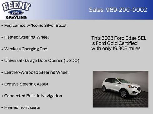 Certified 2023 Ford Edge SEL w/ Convenience Package AWD/4WD image 24