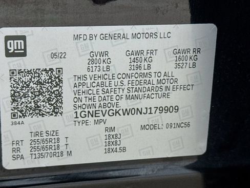 Used 2022 Chevrolet Traverse LT w/ Midnight/Sport Edition AWD/4WD image 40