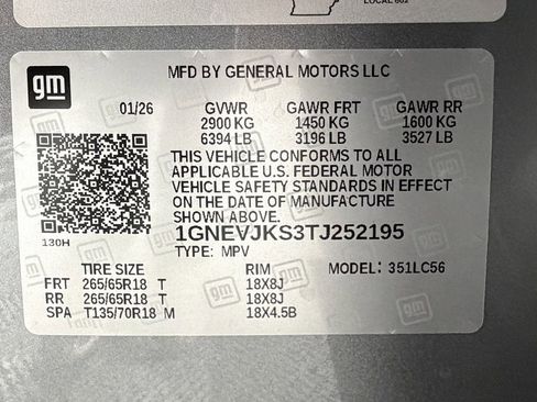 New 2026 Chevrolet Traverse Z71 w/ Enhanced Driving Package image 32