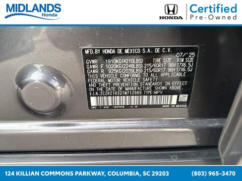 Certified 2026 Honda HR-V LX image 31