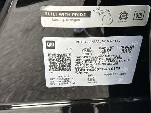 New 2026 Chevrolet Traverse LT w/ Sun and Wheel Package image 18