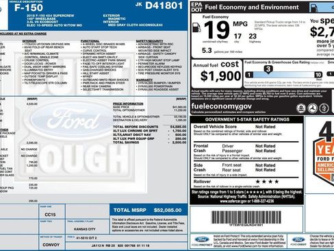 Used 2018 Ford F150 XLT w/ Equipment Group 302A Luxury image 38