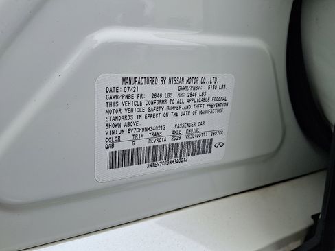 Certified 2022 INFINITI Q50 Sensory image 26