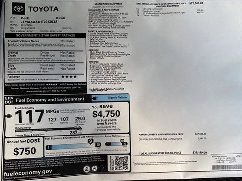 New 2026 Toyota C-HR AWD/4WD image 24