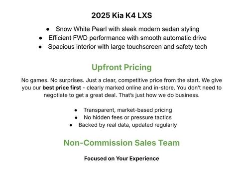 Used 2025 Kia K4 FWD image 3