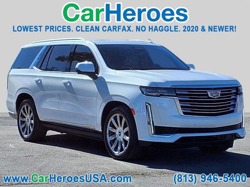 Used 2022 Cadillac Escalade Premium Luxury Platinum w/ Heavy-Duty Trailer Package image 1