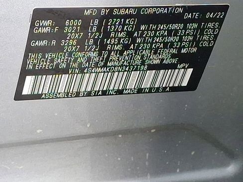 Used 2022 Subaru Ascent Limited image 31