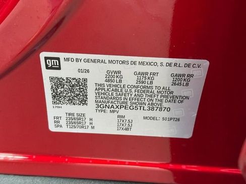 New 2026 Chevrolet Equinox LT w/ Convenience Package II image 17