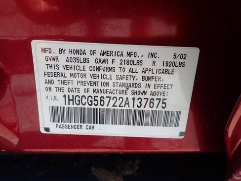 Used 2002 Honda Accord SE image 9