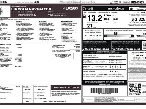 Used 2024 Lincoln Navigator L Reserve w/ Equipment Group 201A image 3