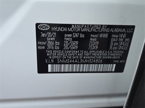 Used 2021 Hyundai Santa Fe Limited image 38
