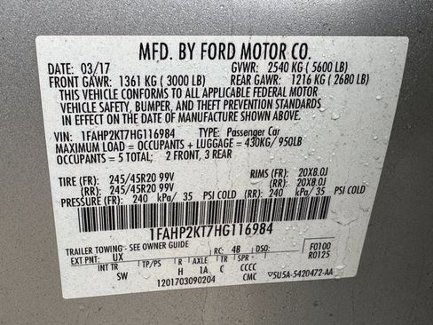 Used 2017 Ford Taurus SHO image 14