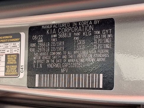 Certified 2023 Kia Sorento SX Prestige w/ Panoramic Sunroof Package AWD/4WD image 27