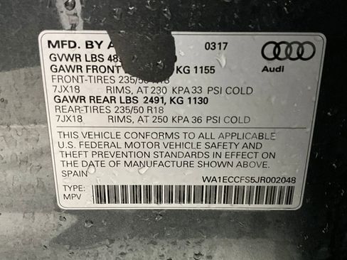 Used 2018 Audi Q3 2.0T Premium w/ Convenience Package AWD/4WD image 32