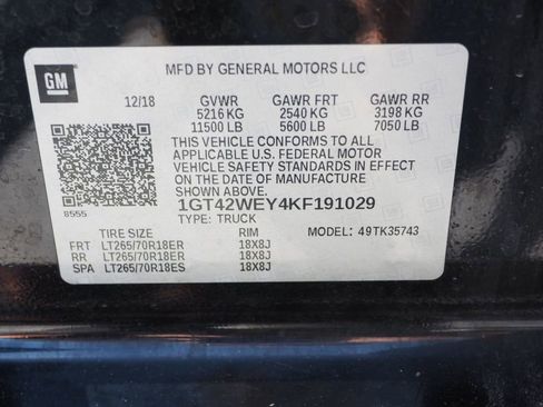 Used 2019 GMC Sierra 3500 Denali w/ Duramax Plus Package AWD/4WD image 6