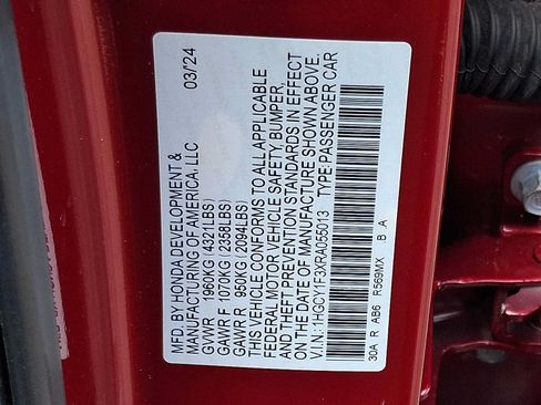 Certified 2024 Honda Accord EX image 27